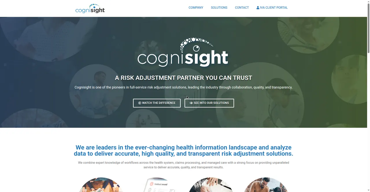 Cognisight platform screenshot
